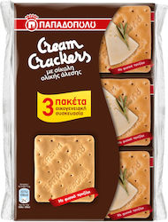 Παπαδοπούλου Cream Crackers Σίκαλης 3x175gr