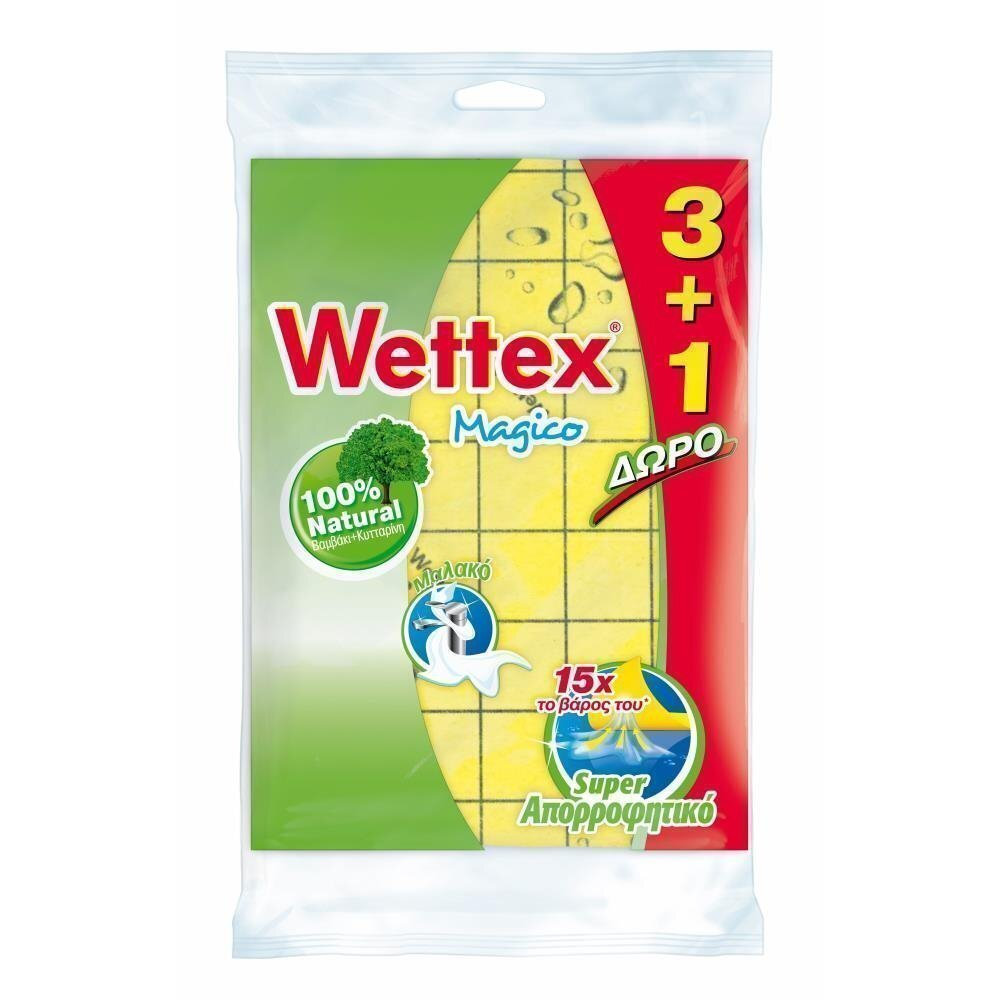 Wettex Pannospugna Morbido - Confezione Da 3 Panni, 100% Naturale, Assorbente E Profumato - Foto 12