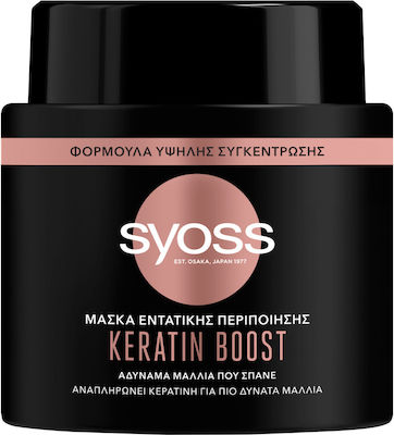 Syoss Keratin Μάσκα Μαλλιών 500ml