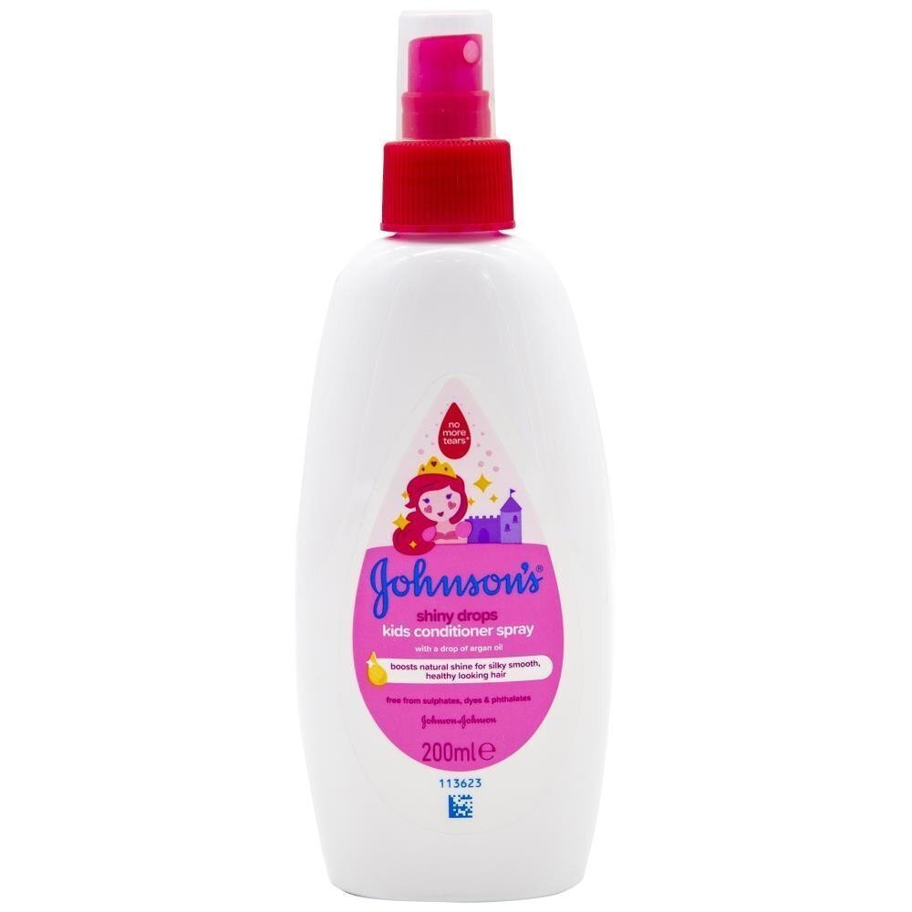 Johnson's Kids Conditioner Spray Shiny Drops 200ml Skroutz.gr