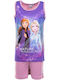 Disney Παιδική Πιτζάμα Καλοκαιρινή Ροζ Frozen
