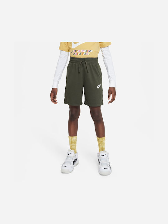 Nike Αθλητικό Παιδικό Σορτς/Βερμούδα Χακί