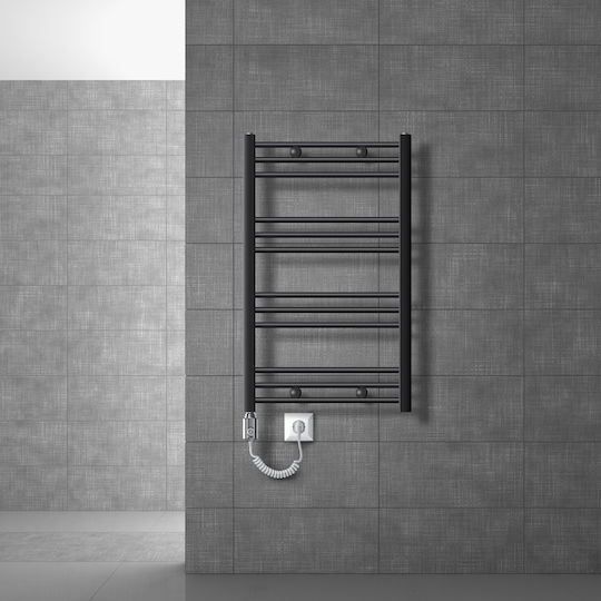 ECD Germany Luxebath Elektrische Handtuchheizkörper 300W 80x60cm Graue