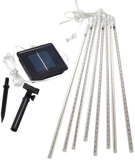 144 Lights LED 7.8m. Cold White Solar type Meteor 1pcs