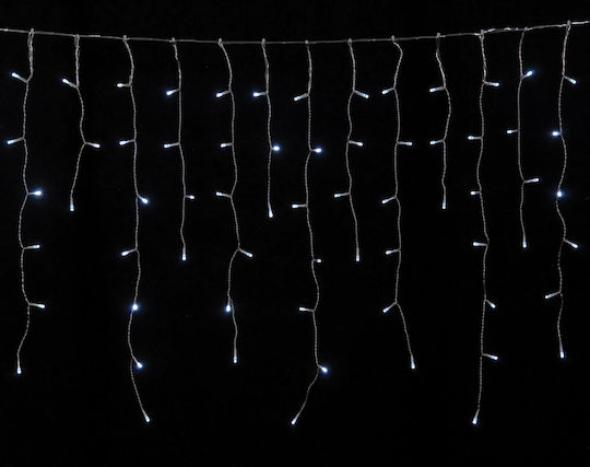 200 Lumini LED 4 m x 70 cm Alb Rece cu Baterie Tip Ploaie