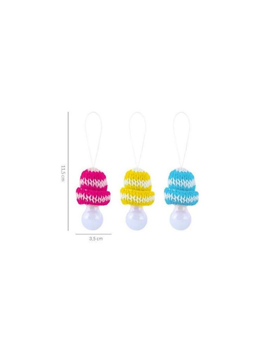 Ornament suspendat Pălărie cu lumină LED 3.2x6buc