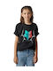 Παιδικό T-shirt Μαύρο Syz