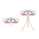 Remax F3 USB Wiederaufladbares Ventilator 2400mAh 4W Rosa