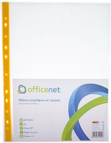 Officenet Пластмасови Протектори за Документи A4 с Дупки 10бр