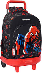 Spiderman School Trolley Bag Black L33xW22xH45cm