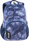 Cloud School Backpack for Junior High-High School with Water Bottle Holder Blue 32 x 23 x 46cm