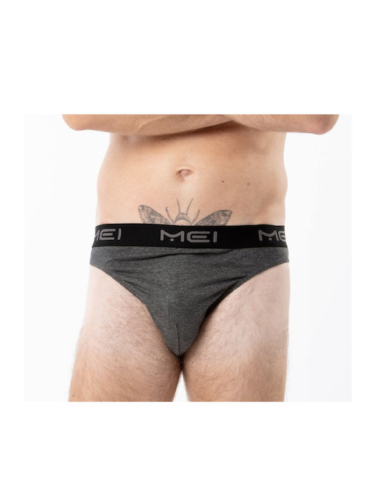 MEI Herren Slips Gray 1Packung