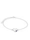 Prince Silvero Damen Armband Kette Mit Herz Design Aus Silber 19cm