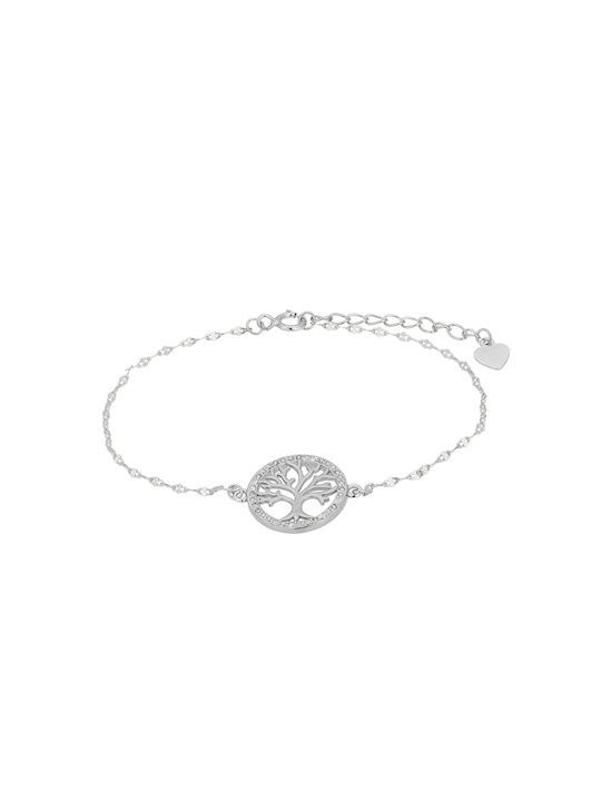 Prince Silvero Armband mit Design mit Steinen a...