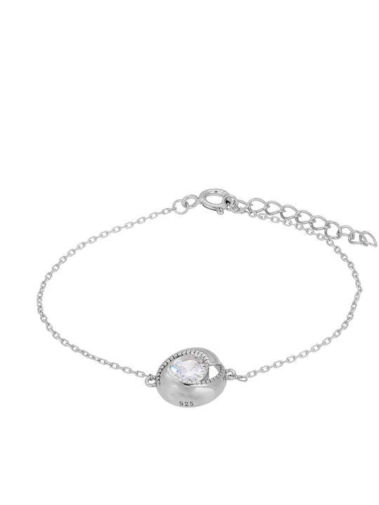 Prince Silvero Bracelet Chain made of Silver with Zircon