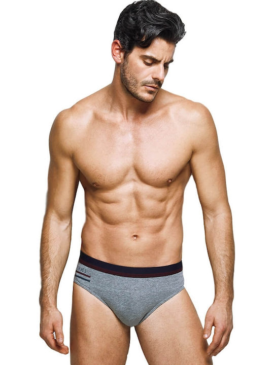 Enrico Coveri Herren Slips Gray 1Packung