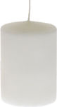 Iliadis Christmas White Candle 10x7cm