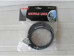 Byox MONI- Bicycle Cable Lock with Combination Black