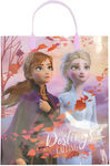 Disney Plastic Bag for Gift with Theme "Frozen" Purple 27x10x32cm.