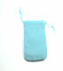 Fabric Pouch for Gift Light Blue 7x9cm.