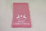 Kappa Decor Fabric Christmas Pouch for Gift Pink