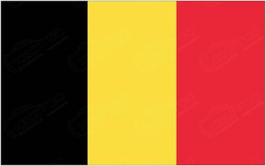 Flag of Belgium Polyester Perforated for Kontari 150x100cm