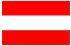 Flagge Österreichs 50x35cm