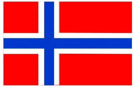 Steagul Norvegiei 50x35cm
