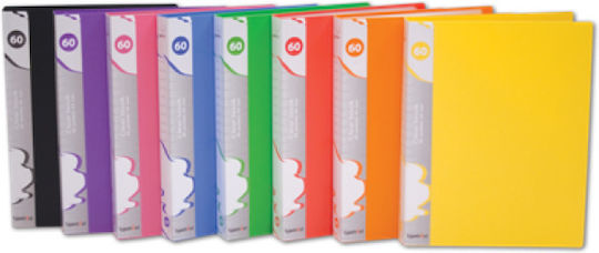 Typotrust Clipboard Flexible with 100 plastic sleeves Slides for Paper A4 Multicolour 1pcs