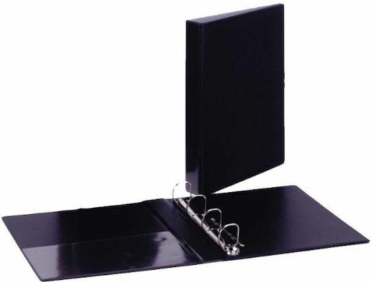 Clipboard with 4 Rings 4/32 for Paper A4 Black PRESENTATION BINDER 1pcs