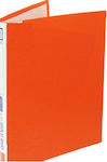 Noki Clipboard Flexible with 10 plastic sleeves Slides for Paper A4 Orange 1pcs