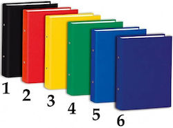 Pp Clipboard with 2 Rings 3/26 for Paper A4 Multicolour 1pcs