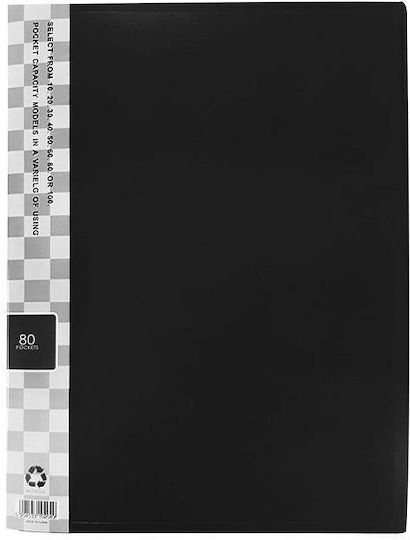 Logigraf Ντοσιέ Σουπλ cu 80 mâneci de plastic Transparențe pentru Hârtie A4 Transparent BASIC 1buc