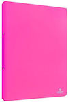 Logigraf Clipboard with 2 Rings for Paper B5 Fuchsia 1pcs