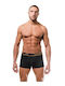 Herren Boxershorts Black/Grey/Gold Letters 1Packung