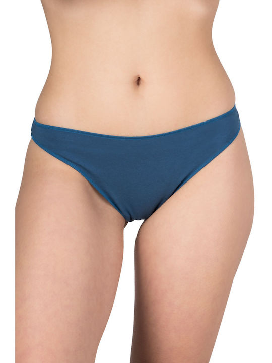 Damen Brasilien Nahtlos Blau