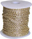 Kostibas Fashion Metallic Chain for Jewelry Golden