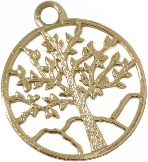Tatu Moyo Metallisch Anhänger-Motiv für Schmuck in Form Blume 4x4cm.