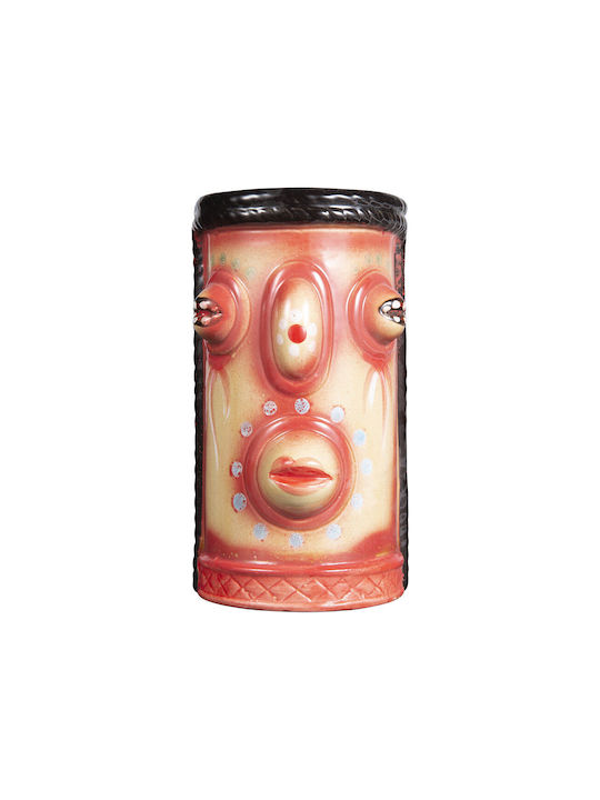 Feggrini Glass Cocktail/Drinking / Coffee/Freddo made of Ceramic in Pink Color 590ml