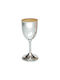 Glass for White and Red Wine made of Metal in Silver Color Goblet 270ml 1pcs