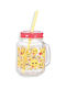 Innova Glass Water made of Glass with straw 450ml
