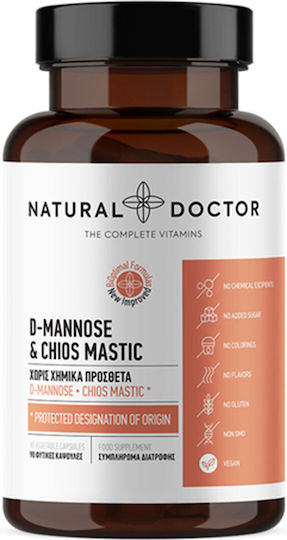 Natural Doctor D-Mannose & Chios Mastic Ειδικό Συμπλήρωμα Διατροφής 90 φυτικές κάψουλες