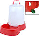 Plastic Food Bowl with Container for Dog & Cat 12lt 37x38x33cm