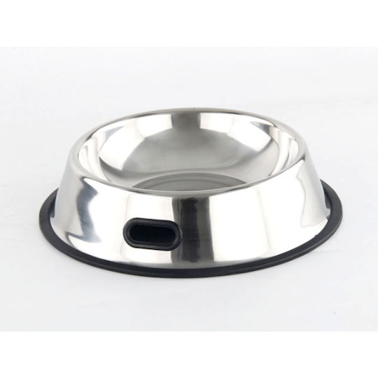 Animal Stainless Steel Bowl Food for Dog & Cat 600ml in Silver Color