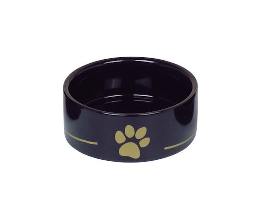 Nobby Ceramică Bol Mâncare pentru Câine & Pisică 1.1lt 18cm în Culoare Negru
