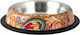 Happet Orange Design Bowl Food & Water for Dog & Cat 200ml Multicolour