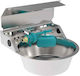 Copele Automatic Stainless Steel Dog Waterer Silver