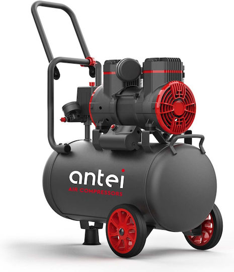 Antei Home 95 Single-Phase Air Compressors 72dB with Power 2hp and Airtank 24lt 060-095-0011