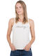 Hurley Women's Summer Blouse with Straps White