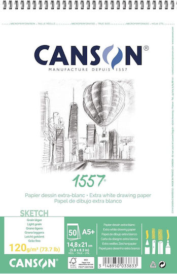 Canson Skizzenblock Skizzenbuch 1557 A5 / 14.8X21Cm